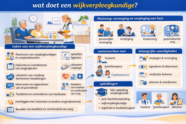 Alles over het beroep wijkverpleegkundige Wat doet een wijkverpleegkundige